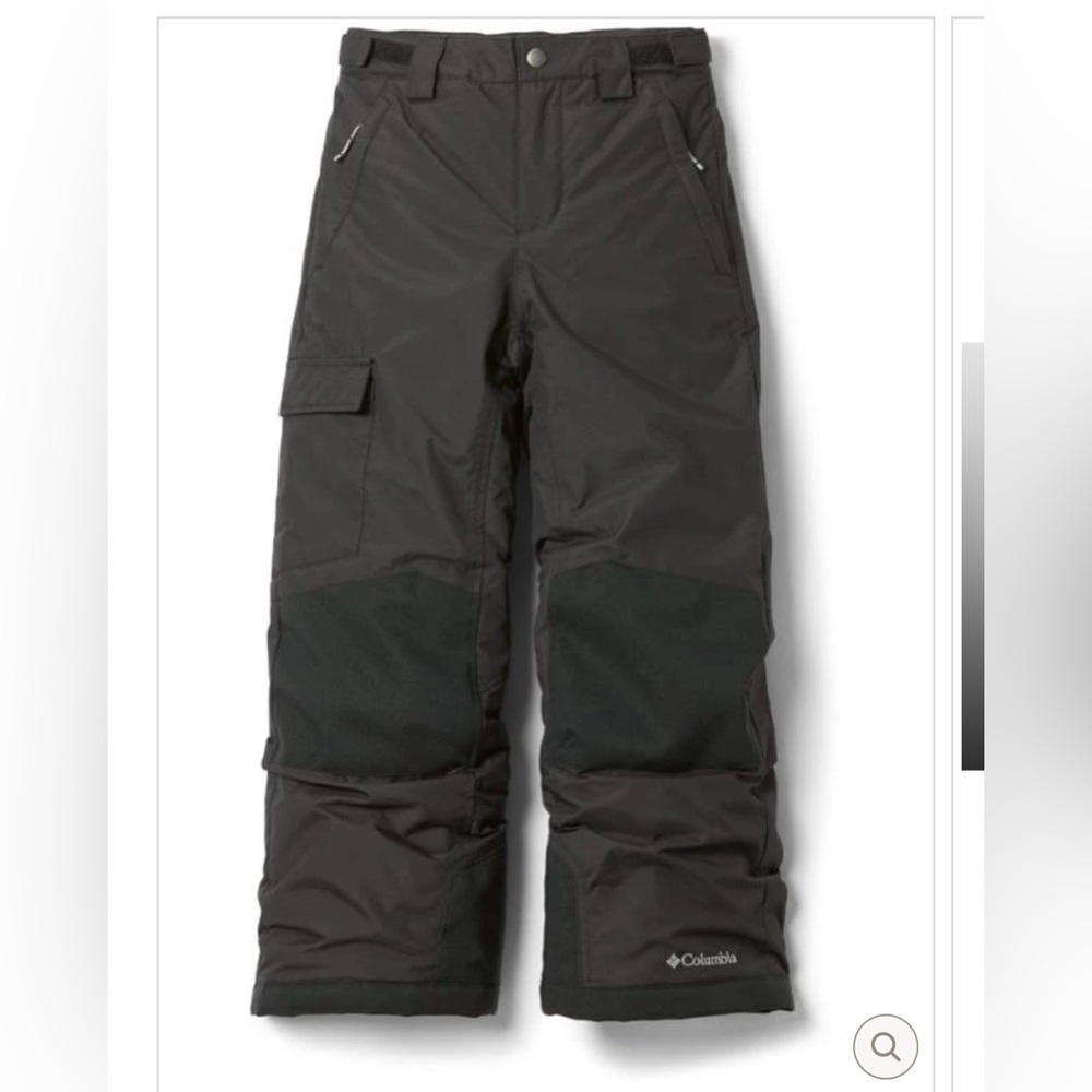 Kids Large Black Columbia Bugaboo Snow Pants